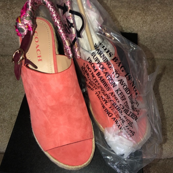 COACH Poppy Wedge Sandal - Picture 4 of 4